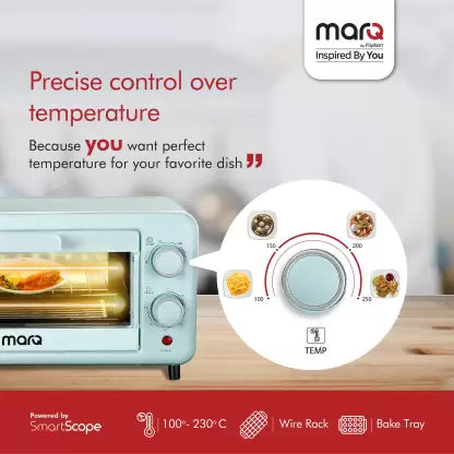 MarQ by Flipkart 11-Litre 11AOTMQBU Oven Toaster Grill (OTG) with Bake Tray  (Blue)(OPEN BOX) MarQ by Flipkart 11-Litre 11AOTMQBU Oven Toaster Grill (OTG) with Bake Tray  (Blue)(OPEN BOX)